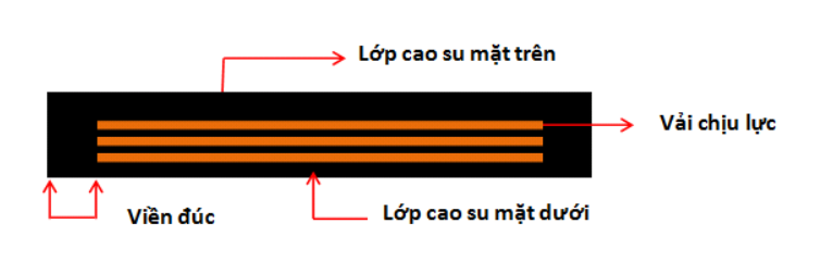 Cấu tạo đai băng tai cao su